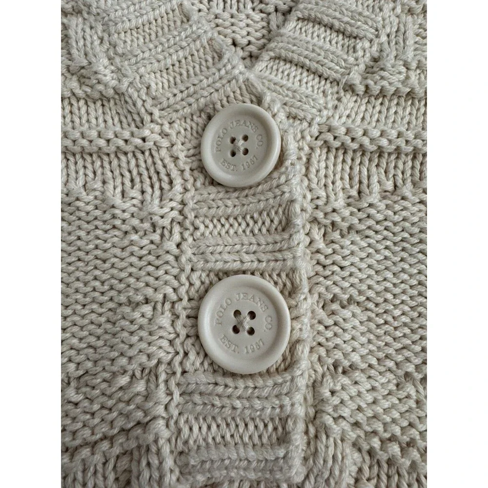 VTG Polo Jeans Ralph‎ Lauren Chunky Knit Sweater Dress Girls Size Small